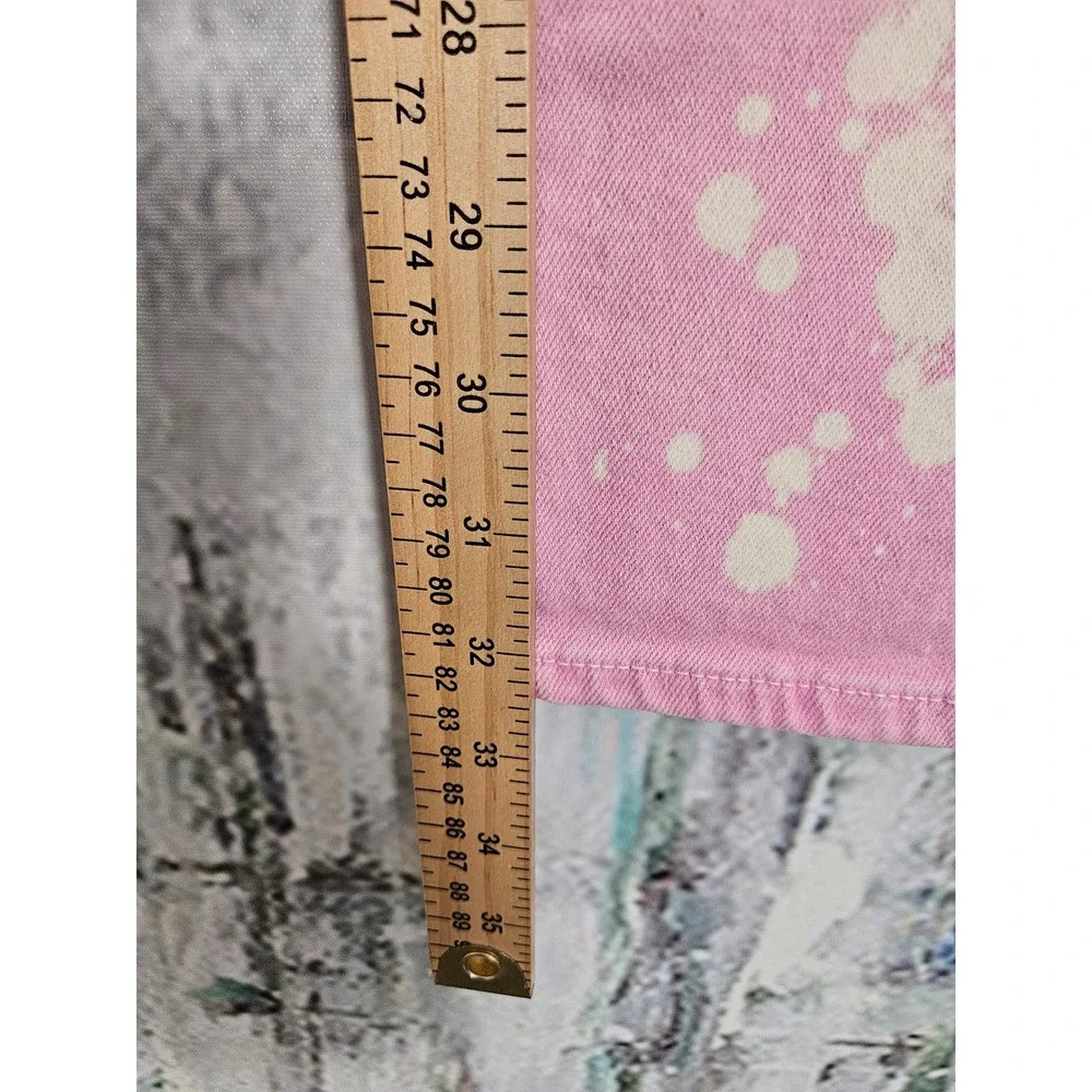 Cotton Citizen Mens Pink Bleach Splatter Slim Jeans Size 32 M909579-LTPNK-32 NEW